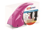 Klebeband und Kleber - tesa Hand dispenser Pack-n-go for packaging tape Pink - 51113-00000-00