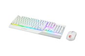 Tastaturen - MSI Vigor GK30 combo - keyboard and mouse set - German - white - Tastatur & Maus Set - Deutsch - Weiss - S11-04DE305-CLA