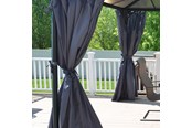 Gartengeräte - Canopia Gardinenset für Palram - Palermo 3000/3600 Milano 3000 & Martinique 3600 garden gazebo - 540-047