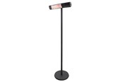 Terassenheizung - HORTUS Patio heater 500/1000/1500 W floor model remote control RGT black - 211-410