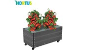Gartengeräte - HORTUS Capillary cover incl. wheels WPC 36 x 50 x 90 cm - 210-945