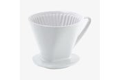 Kaffeezubereitung - Cilio Kaffeetrichter in Porzellangröße 2, weiß - C105162