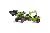 Rutscherautos und Laufräder - Falk Backhoe with trailer Claas - 808-051