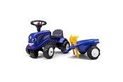 Rutscherautos und Laufräder - Falk Tractor with trailer rake and shovel Baby New Holland - 808-023