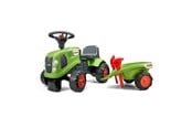 Rutscherautos und Laufräder - Falk Tractor with trailer rake and shovel Baby Claas - 808-020