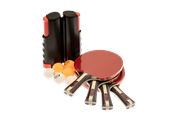 Fußball und Ballspiele - Nordic Games Table tennis set with adjustable net 4 rackets and 6 balls - 809-033