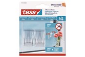 Kleiderbügel und Haken - tesa Powerstrips Hook 1kg Transparent - 77735-00005-00
