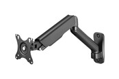 Monitorhalterung - Deltaco Single wall gas spring 32" - ARM-0360