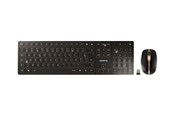 Tastaturen - Cherry DW 9100 - Tastatur & Maus Set - Schweiz - Gold - JD-9100CH-2