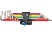 Haus & Garten - Wera 3967/9 TX SXL Multicolour HF Stainless 1 L-key set w/ holding function stainless 9 pieces - 05022689001