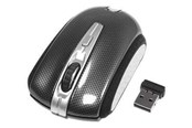 Maus - Deltaco MS-461 - Mouse optical 2 buttons wireless USB Black/Grey - Maus (Schwarz) - MS-461