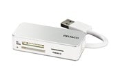 Speicherkarten Lesegerät/Adapter - Deltaco UCR-147 - Card reader (MS PRO MS PRO Duo TransFlash SDHC microSDHC) USB 3.0 - UCR-147