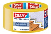 Klebeband und Kleber - tesa sPVC Plastering Tape Embossed 67001 33 m x 50 mm - 67001-00001-00