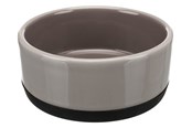 Hunde - Trixie Ceramic Bowl Non-Slip Rubber Ring 400ml 12cm - TX24360