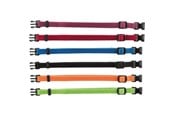 Hunde - Trixie Junior Set of puppy collars M–L: 22–35 cm/10 mm 6 pcs. black red royal blue apple papaya orchid - TX15555