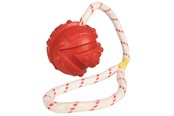 Hunde - Trixie Aqua Toy ball on a rope floatable rubber ø 7/35 cm - Assorted - TX33482