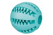 Hunde - Trixie Dog Toy Denta Fun Ball Rubber Mint Flavour 5cm - TX3259