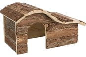 Nagetiere - Trixie House Hanna Natural Wooden Shelter Small Animals 26x16x15cm - TX62051