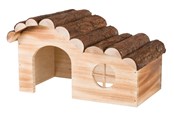 Nagetiere - Trixie Hanne house guinea pigs bark wood/flamed 29 × 18 × 18 cm - TX61977