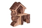 Nagetiere - Trixie Bjork house mice bark wood 15 × 15 × 16 cm - TX6176