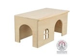 Nagetiere - Trixie Naturholzhaus ohne Nägel für Kleintiere Meerschweinchen Zwergkaninchen 40x20x23cm - TX61263