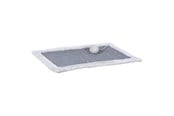 Katzen - Trixie Scratching mat sisal rug/plush 55 × 35 cm grey/light grey - TX43110