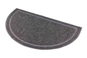 Katzen - Trixie Katzentoilettenmatte, halbrund, PVC, 59 × 35 cm, anthrazit - TX40386