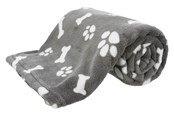 Hunde - Trixie Dog Blanket Kenny Plush Grey 150x100cm - TX37097