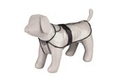 Hunde - Trixie Tarbes raincoat XS: 30 cm transparent/black piping - TX3000