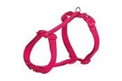 Hunde - Trixie Premium H-harness XXS–XS: 20–32 cm/10 mm fuchsia - TX204811