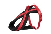 Hunde - Trixie Premium touring harness M–L: 50–90 cm/25 mm red - TX204003