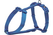Hunde - Trixie Premium H-harness S–M: 42–60 cm/15 mm royal blue - TX203302