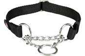 Hunde - Trixie Premium semi-choke S–M: 30–40 cm/15 mm black - TX202701