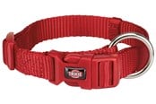 Hunde - Trixie Premium Collar Red S–M 30-45cm/15mm - TX201503