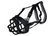 Hunde - Trixie Muzzle Flex muzzle rubber M black - TX17612