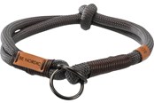Hunde - Trixie BE NORDIC choke L–XL: 55 cm/ø 13 mm dark grey/brown - TX17291