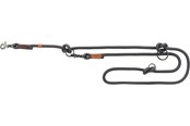 Hunde - Trixie BE NORDIC Adjustable Leash Grey/Brown L–XL 13mm 2M - TX17231