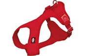 Hunde - Trixie Comfort Soft touring harness S: 33–50 cm/20 mm red - TX16273