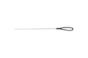 Hunde - Trixie Chain leash with nylon hand loop L–XL: 1.00 m/4.0 mm black - TX14031