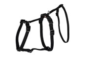 Hunde - Trixie Panic Harness Stay M–L: 50–75 cm/20 mm black - TX13093