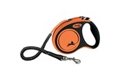Hunde - Flexi - Leash Xtreme S Tape 5M Black/Orange Max 20Kg - (600.8400) - H78017