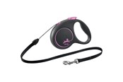 Hunde - Flexi Black Design S leash 5 m 12 kg pink - H78012P