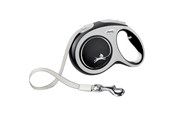 Hunde - Flexi New Comfort L Tape Leash 5m 60kg Black - H78009S