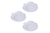Smart-Home - EGLO FUEVA-Z einbauspot Ø85 mm, weiß, 3-pack - 900099