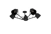 Lampen - EGLO BASURTU Deckenleuchte, schwarz - 99667