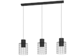 Lampen - EGLO MILLIGAN Hängeleuchte, schwarz, weiss - 43626