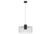 Lampen - EGLO MILLIGAN Hängeleuchte, schwarz, weiss - 43628