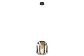 Lampen - EGLO ENCINITOS Hängeleuchte, schwarz, gold - 99665