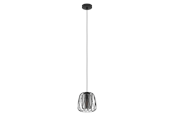 Lampen - EGLO FLORESTA Hängeleuchte, schwarz-transparent - 99705