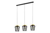 Lampen - EGLO ESCANDIDOS Hängeleuchte, schwarz, gold - 99807